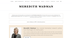 Desktop Screenshot of meredithwadman.com